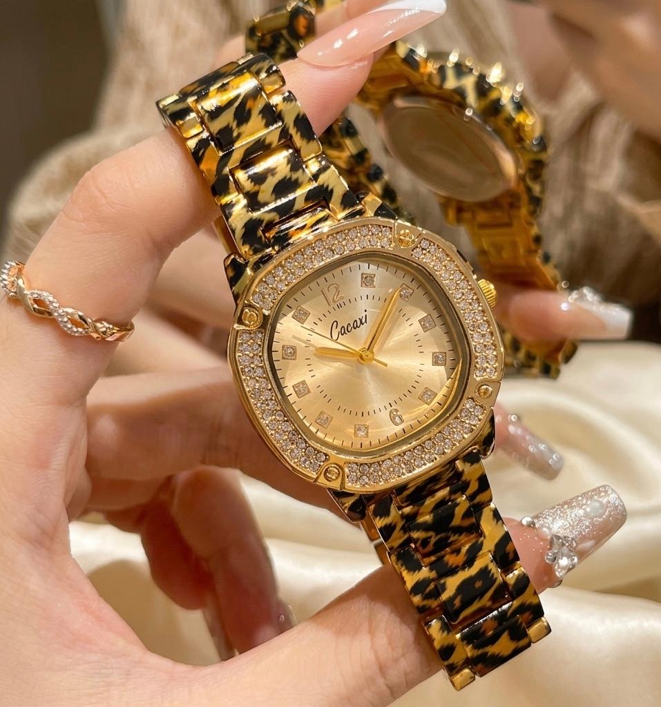 Cacaxi Leopard Print Watch