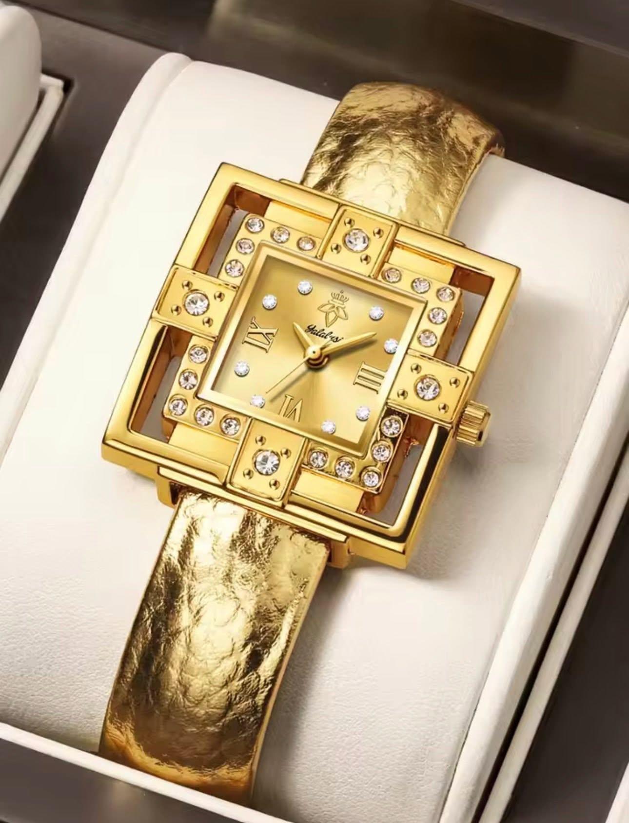 Yalulusi Gilded Bangle Watch